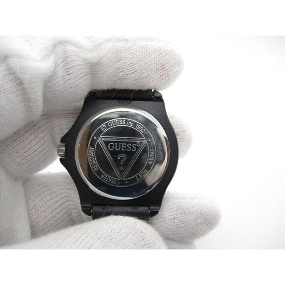 Vtg Men's Guess Quartz WR Analog 38mm Dial Causal Round Watch (F41) - Picture 4 of 12